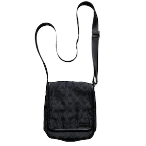 ARMANI JEANS logo design nylon shoulder bag