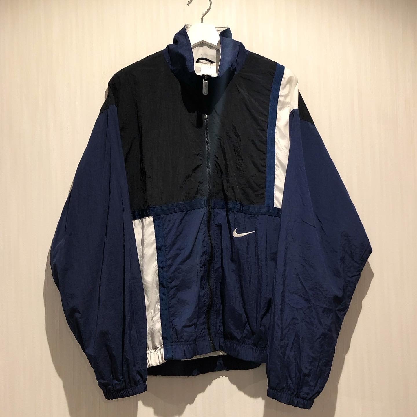 90s NIKE full zip nylon jacket【高円寺店】