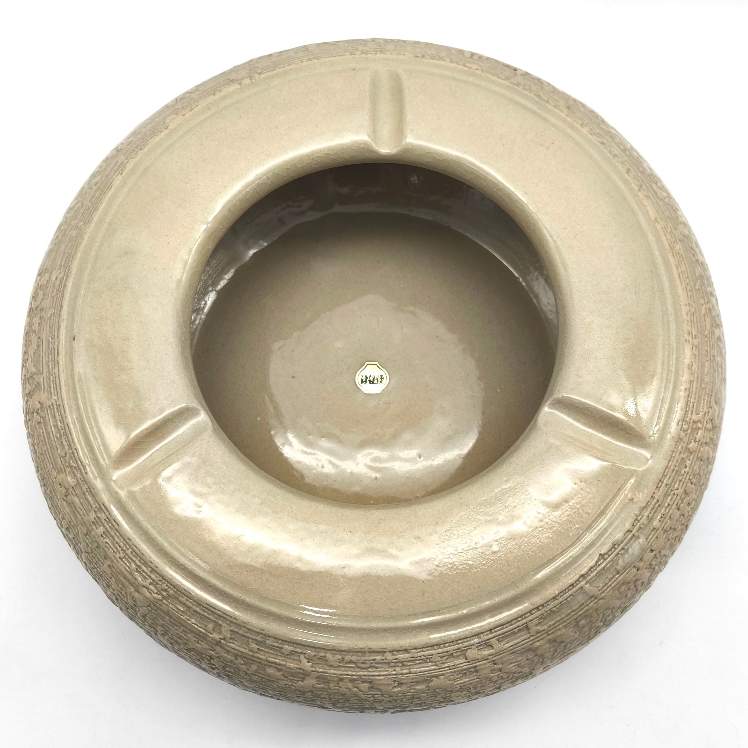 津軽焼・灰皿・水盤・花器・直径24.5㎝・No.260510-36・梱包サイズ80