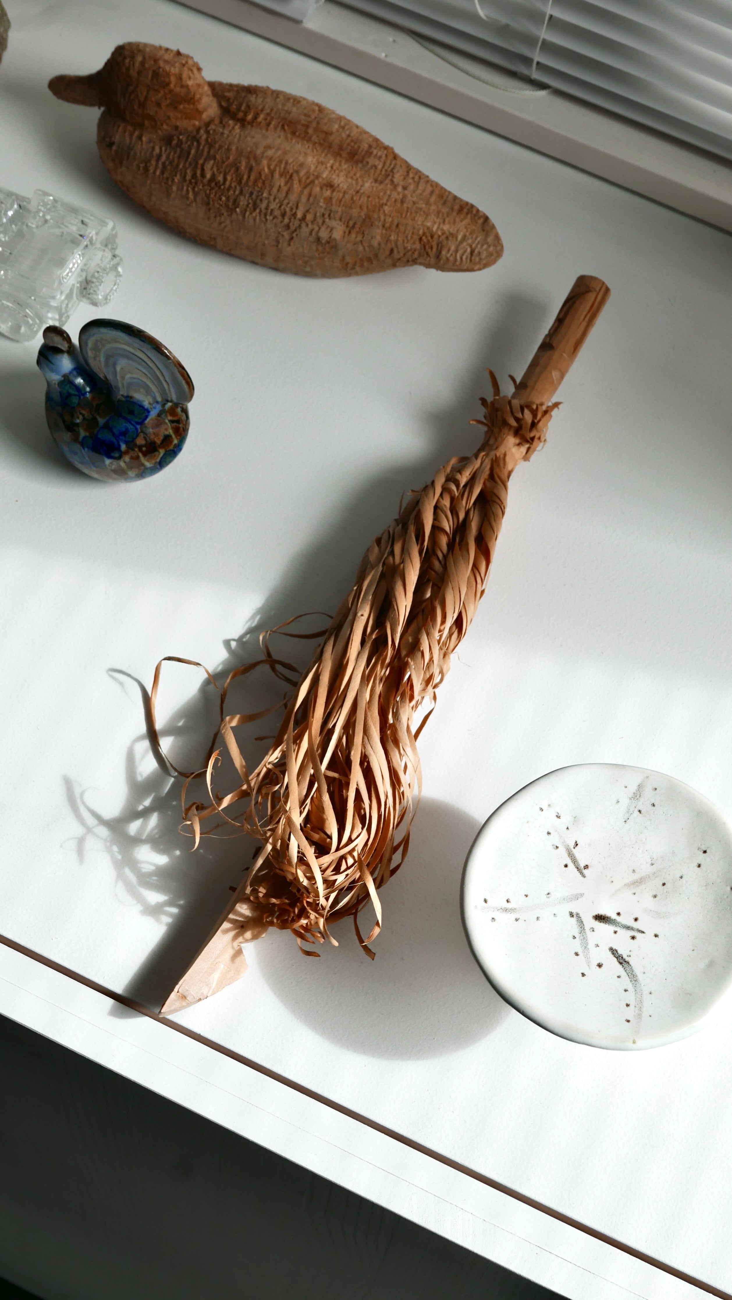 vintage ainu object , inau
