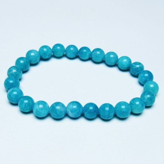アマゾナイト ブレスレット 8mm 一点物 メール便可 [M便 1/10] 111-47806