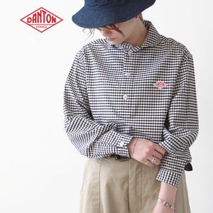 DANTON [ダントン] M's L/S OXFORD PLAID SHIRTS [JD-3568TRD] 長袖オックスフォードプレイドシャツ・長袖シャツ・チェックシャツ・格子柄・MEN'S [2022AW]