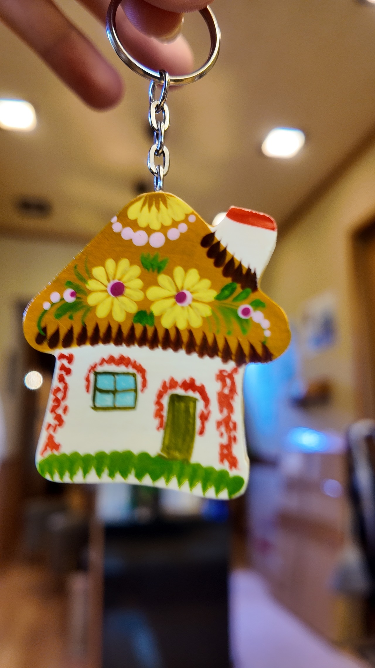 ペトリキフカの家　キーホルダー（Khomenko） - 5