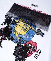 フリル&レースパッチTシャツ (WHITE) CQ-47004