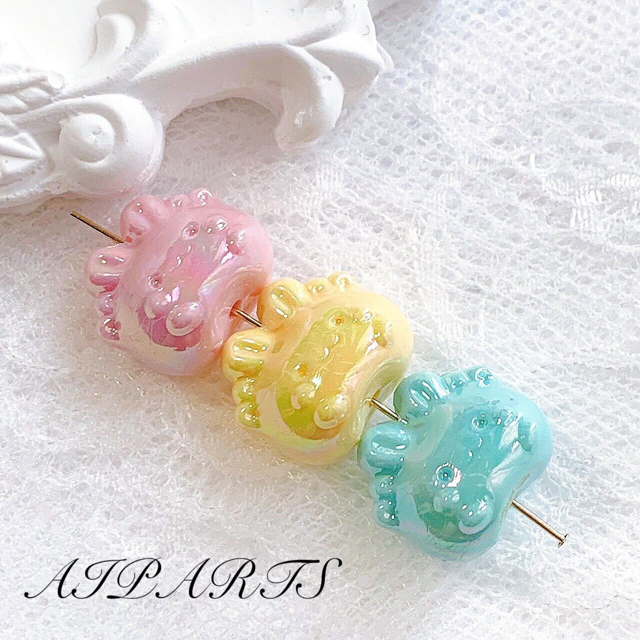 1袋100円均一】ハンドメイド資材 素材 アクリルビーズ カスタムビーズ