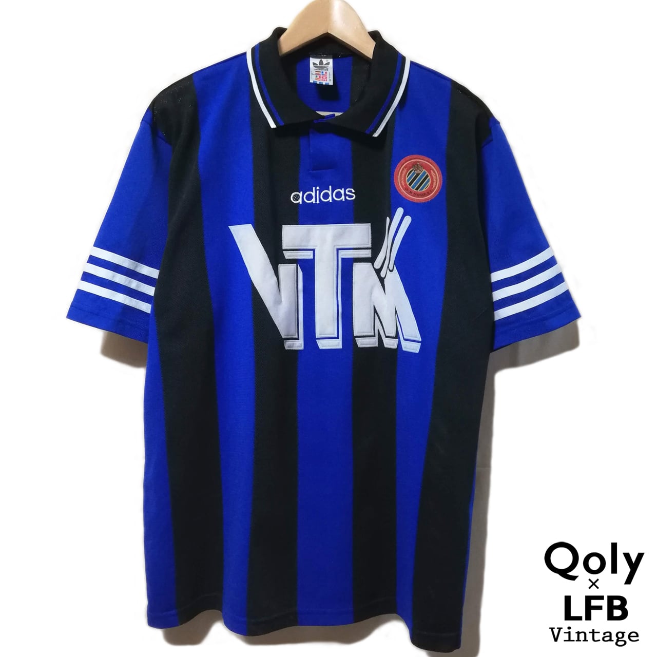 USED】クルブ・ブルッヘ 1995-96 adidas ホーム半袖 ユニフォーム
