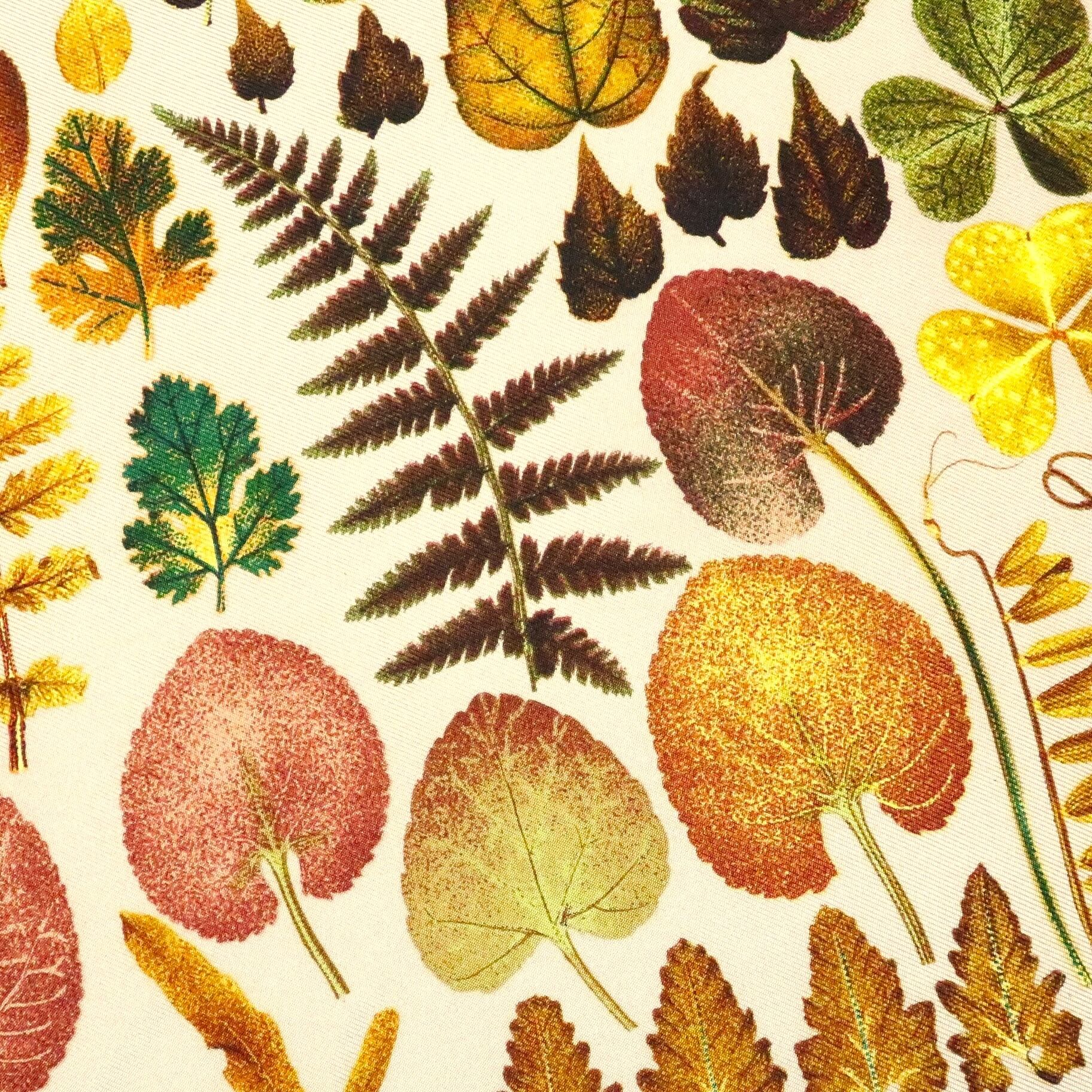 グッチ GUCCI/スカーフ 植物 リーフ カラフル アイボリー クローバー