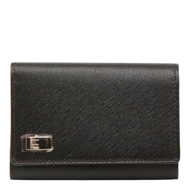 ダンヒル サイドカー キーケース ダークブラウン レザー メンズ Dunhill 中古