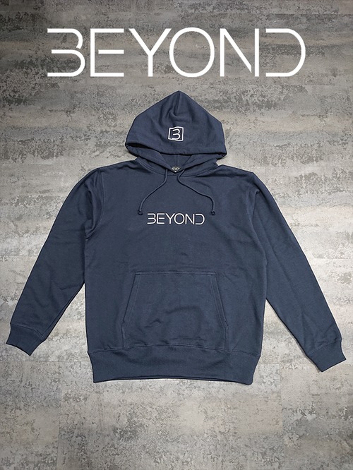 BEYOND ライトオンスパーカー　ネイビー