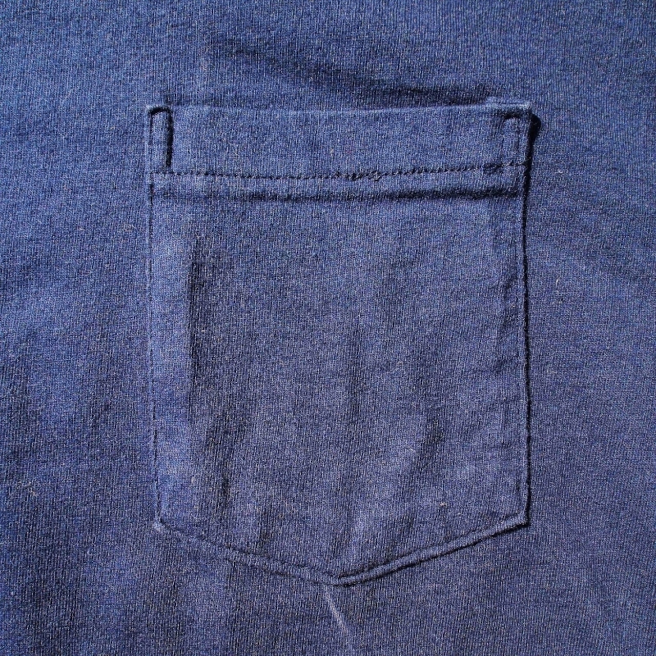 【LOST AND FOUND】"BACK PRINT" Vintage Pocket  BIG T-shirt (NAVY)