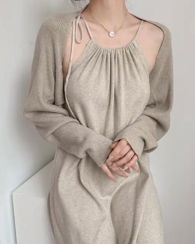 cardigan onepiece set