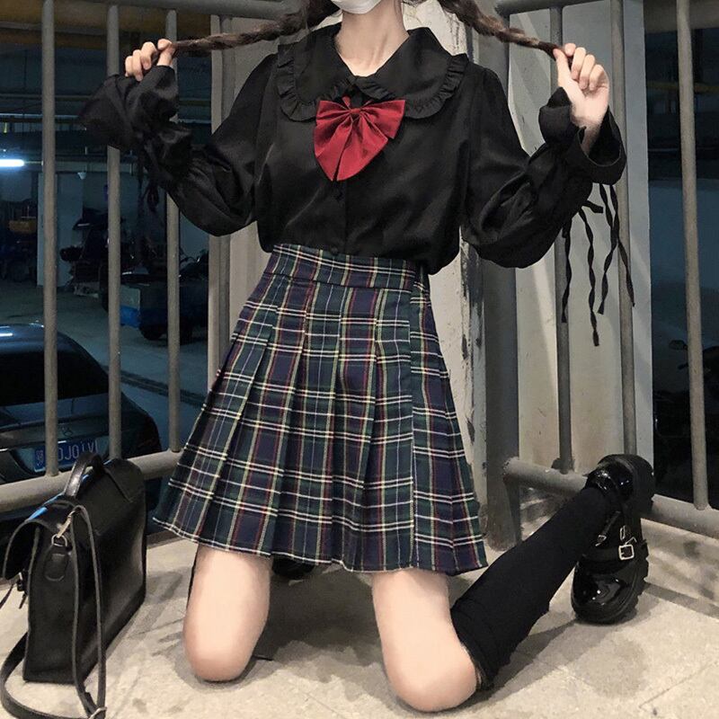 シャツ スプリングスタイルトップス 薄手 ロング 春物 萌量不足77589560373