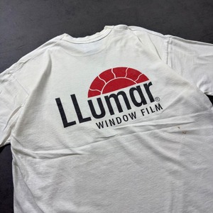 90s FRUIT OF THE LOOM TEE made in USA "LLumar WINDOW FILM" XL 古着
