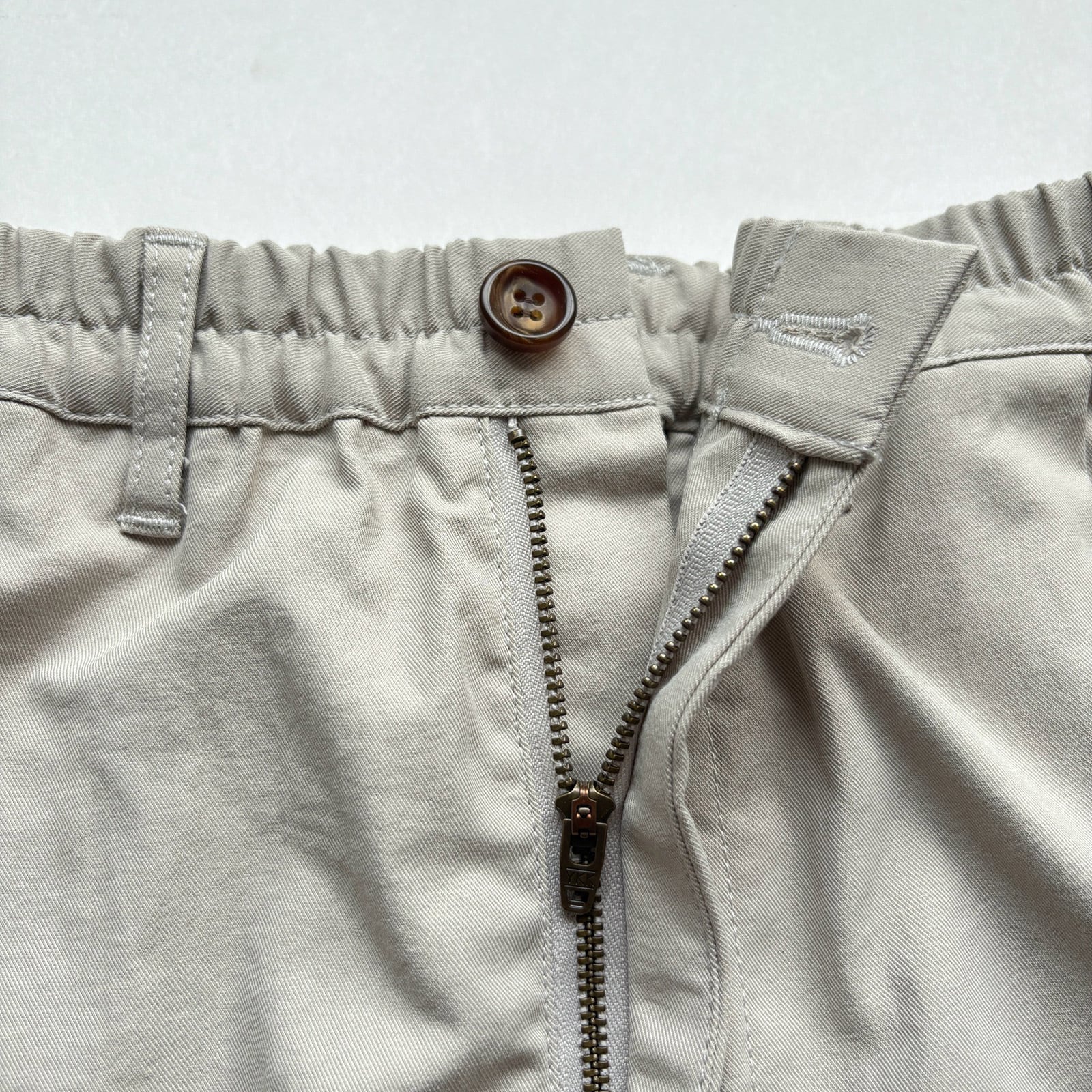 ONE TUCK STRETCH PANTS -IVORY- | 8G SHOOT WEBSTORE