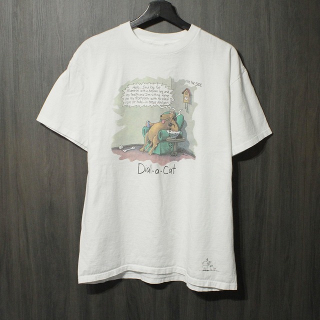 Gary Larson  "The far side message print tee"  L