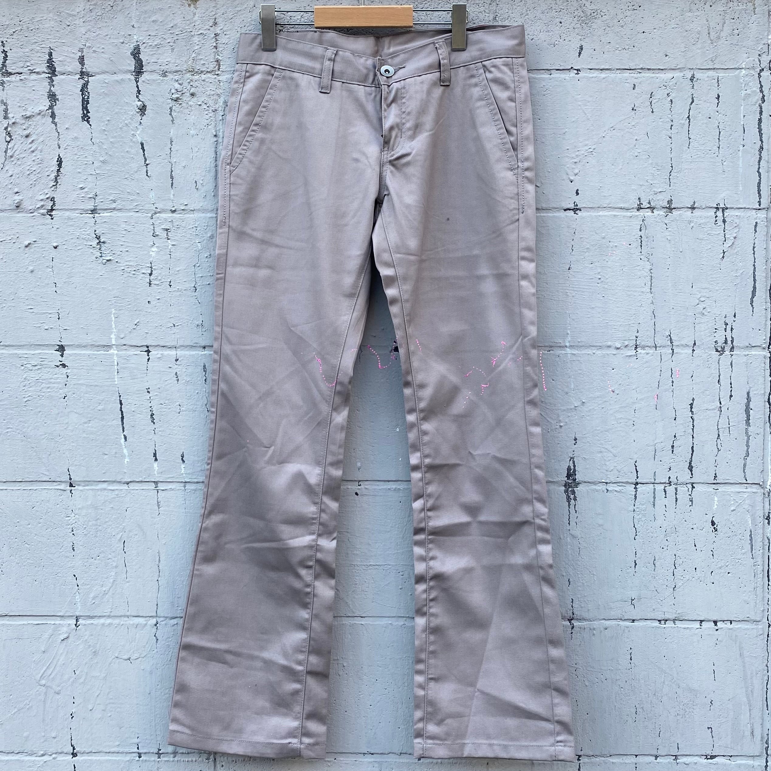 FLARE PANTS  ダメージパンツ  ボトムス STREET ストリート メンズ レディース ユニセックス