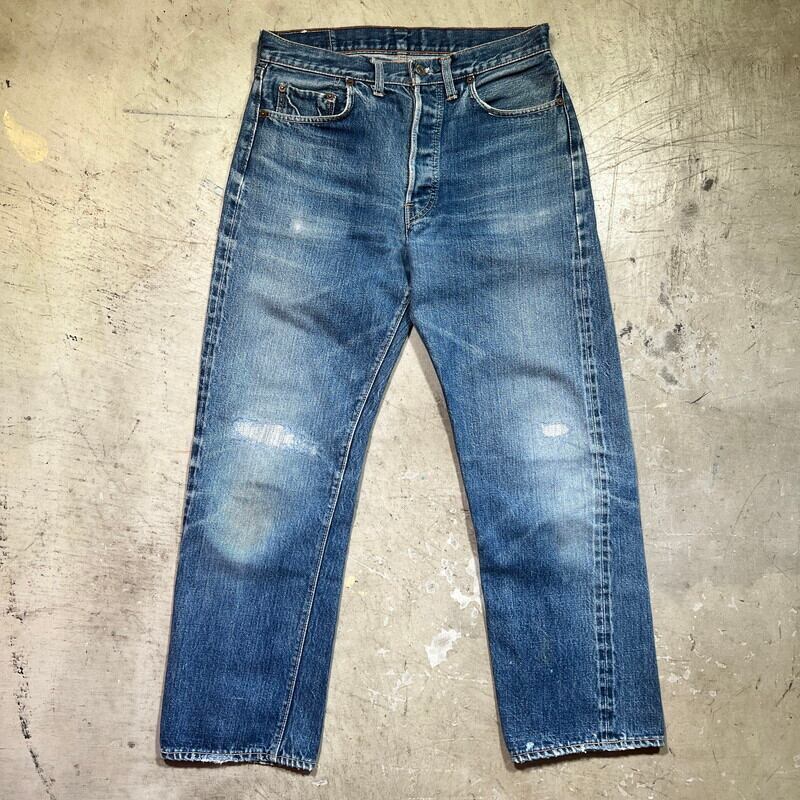 平行ステッチLevis 501 BIG E 60s-70s 足長R