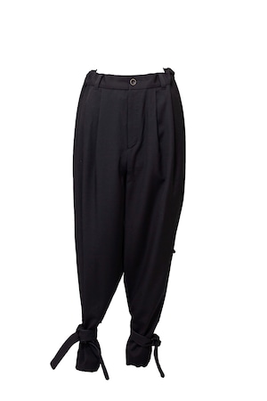 Wool gabardine　side line Pants