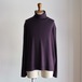 Cale " Wool Rib Turtle (Purple)"