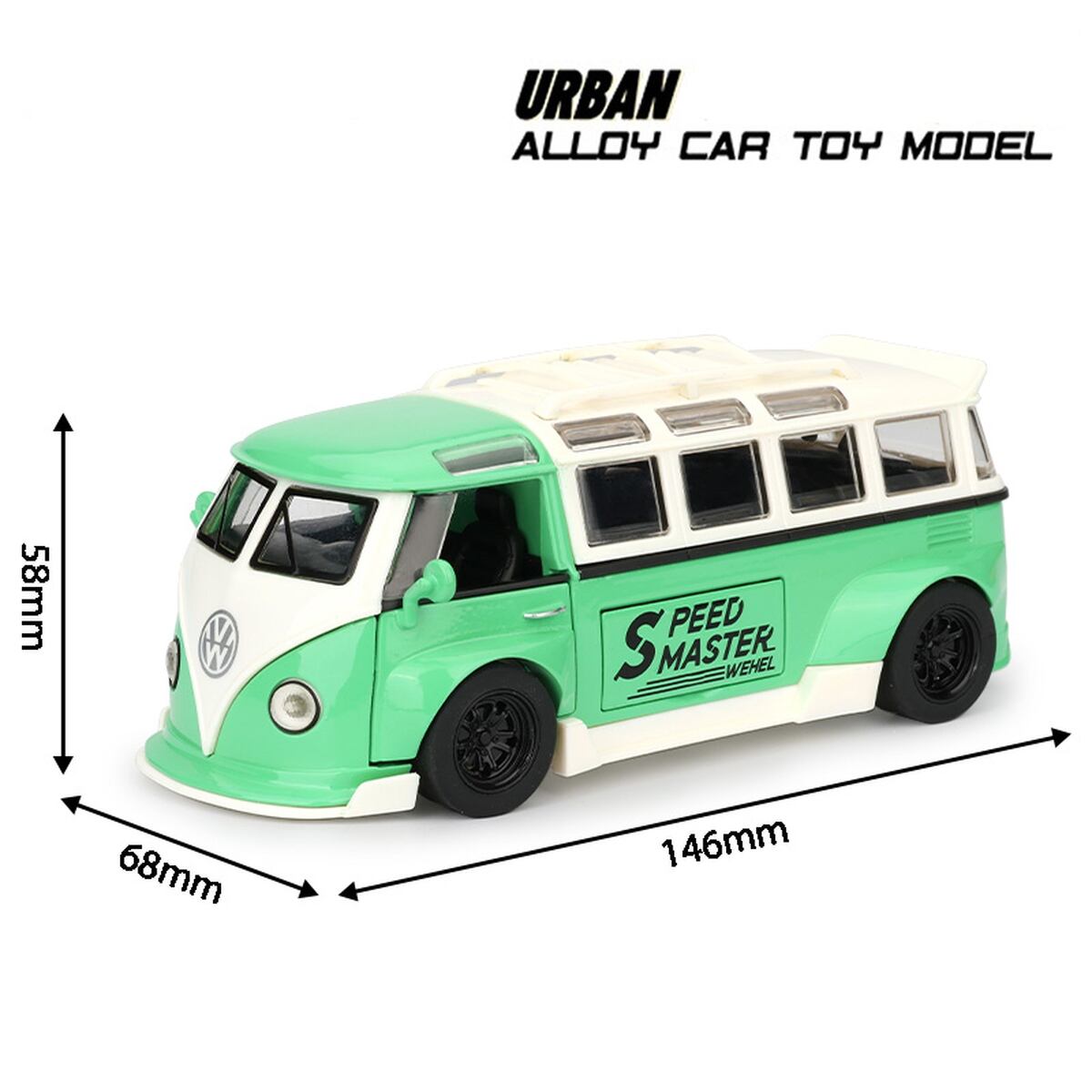 ダイキャストカー 1/32 VW タイプ2 トランスポーター T1 ワーゲンバス