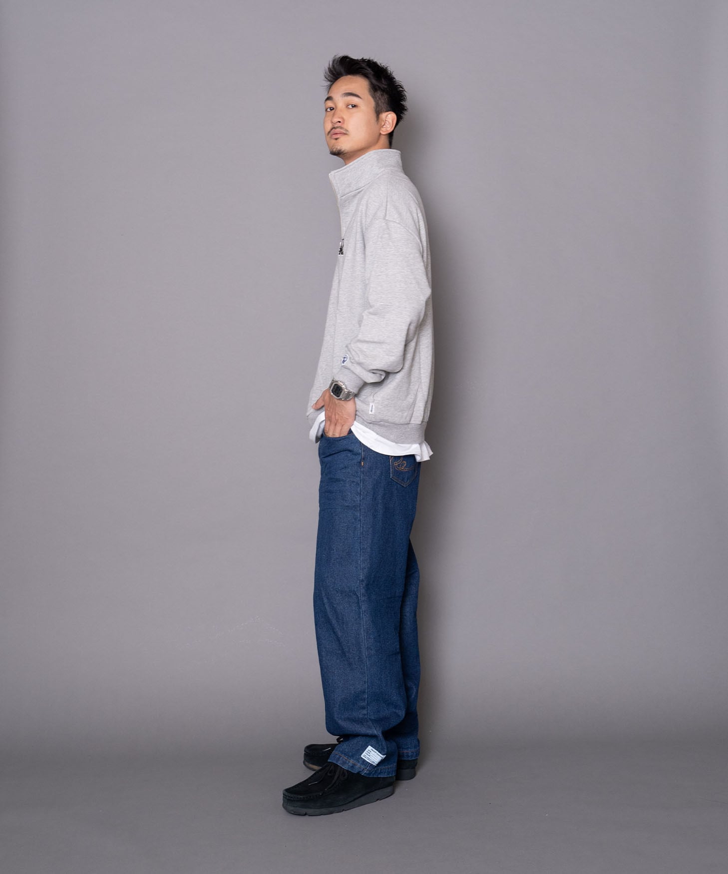 Re:room】ONE WASH VINTAGE WIDE DENIM PANTS［REP194］ | #Re