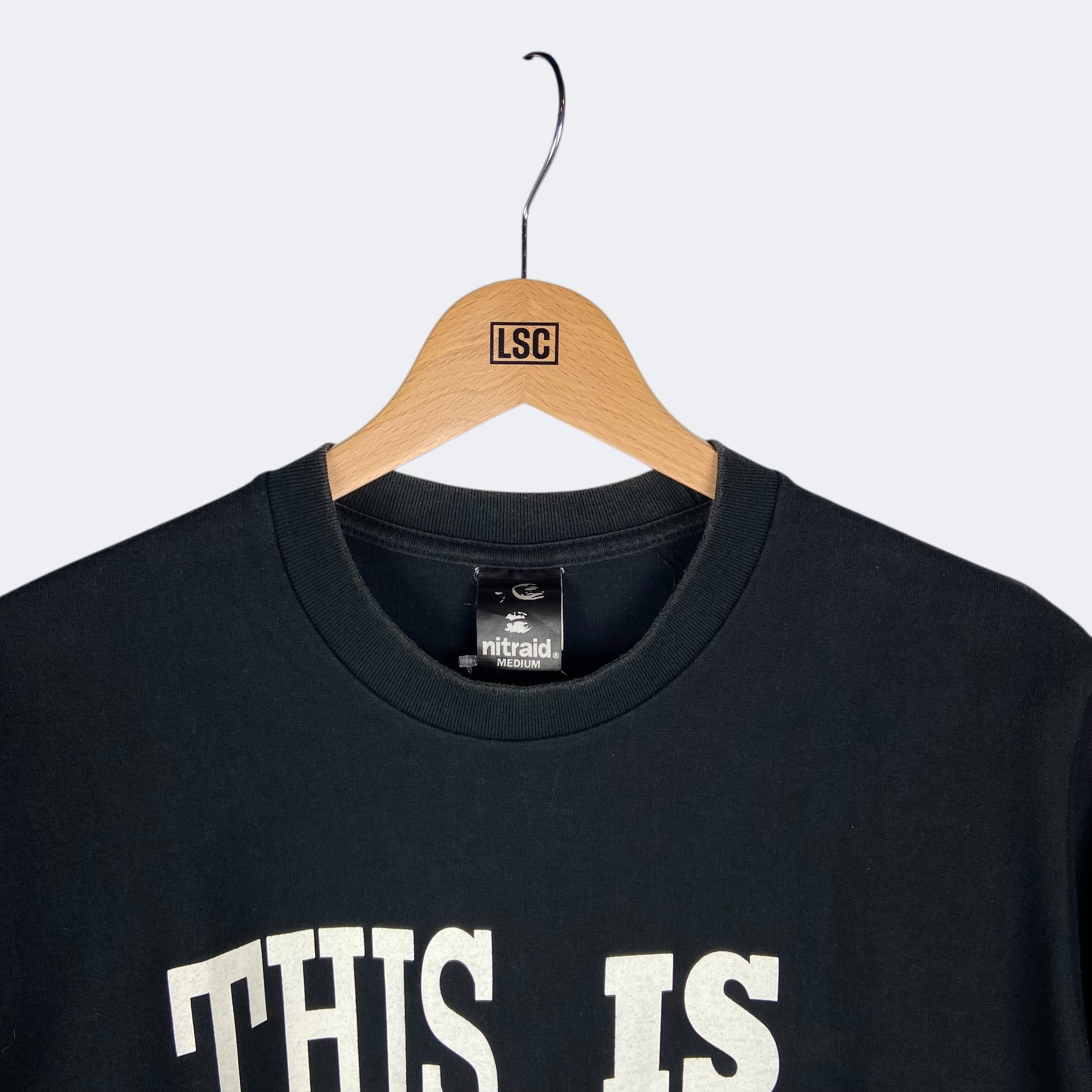 nitraid THIS IS a JOURNEY INTO SOUND Tシャツ ナイトレイド BLACK