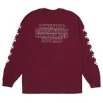 C&H LOGO L/S TEE/MAROON