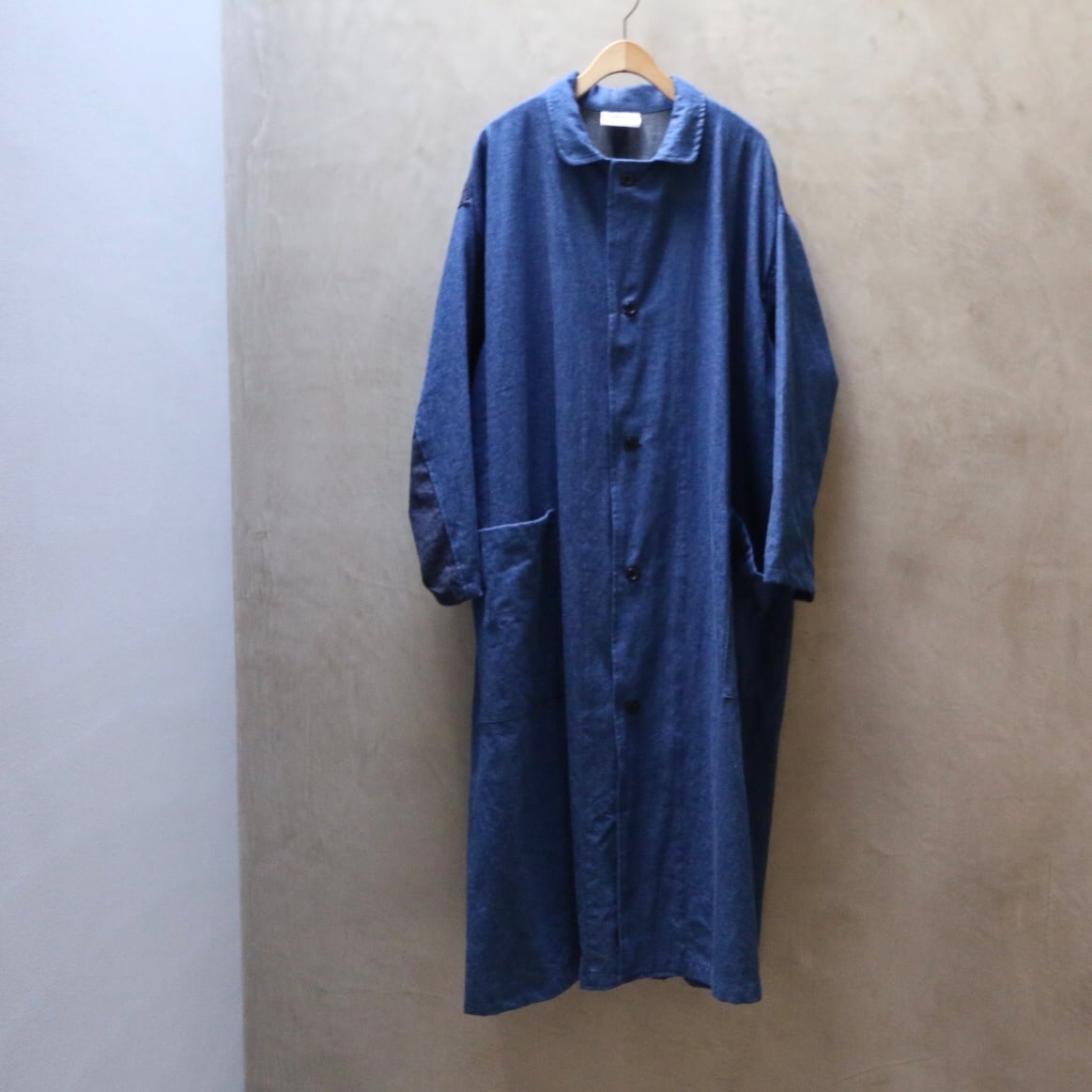 Yarmoヤーモ Lab coat ラボコート indigo | Routes*Roots Yarmoヤーモ Lab coat ラボコート indigo | Routes*Roots