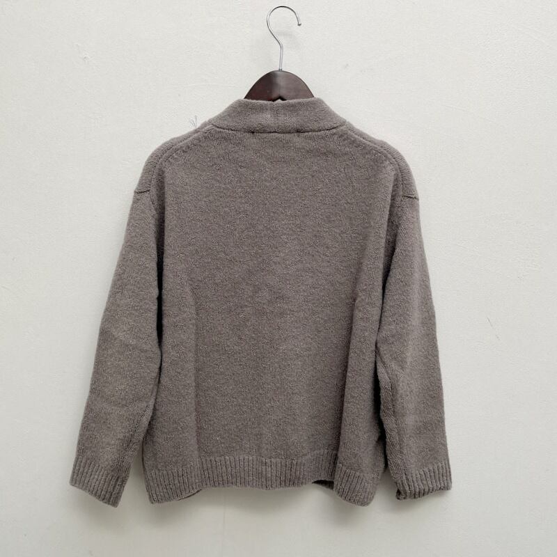 evam eva(エヴァムエヴァ)Vネック 「renew-wool」 カーディガン