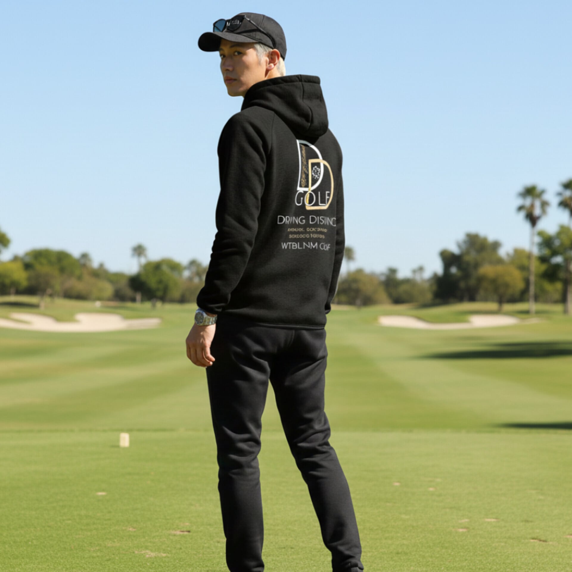 Driving Distance Golf Cardboardknit Fullzip Hoodie | WTBL.NM