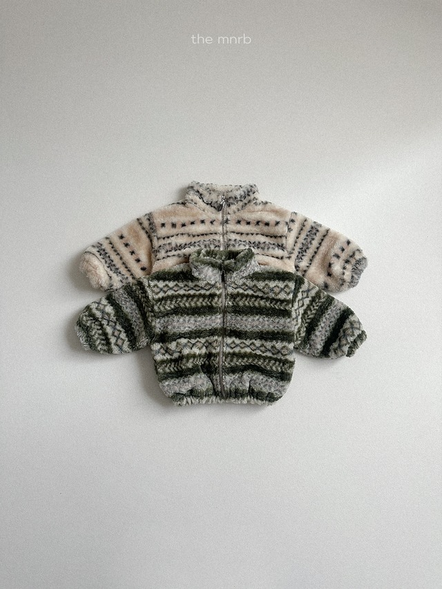 mond dumble zip-up【minirobe】※12月中旬発送予定