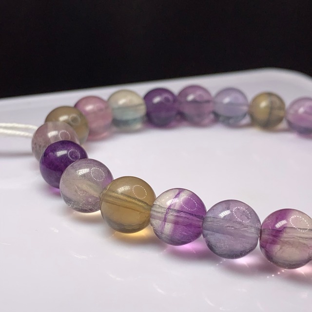 A12.グラデーションフローライトブレスレット