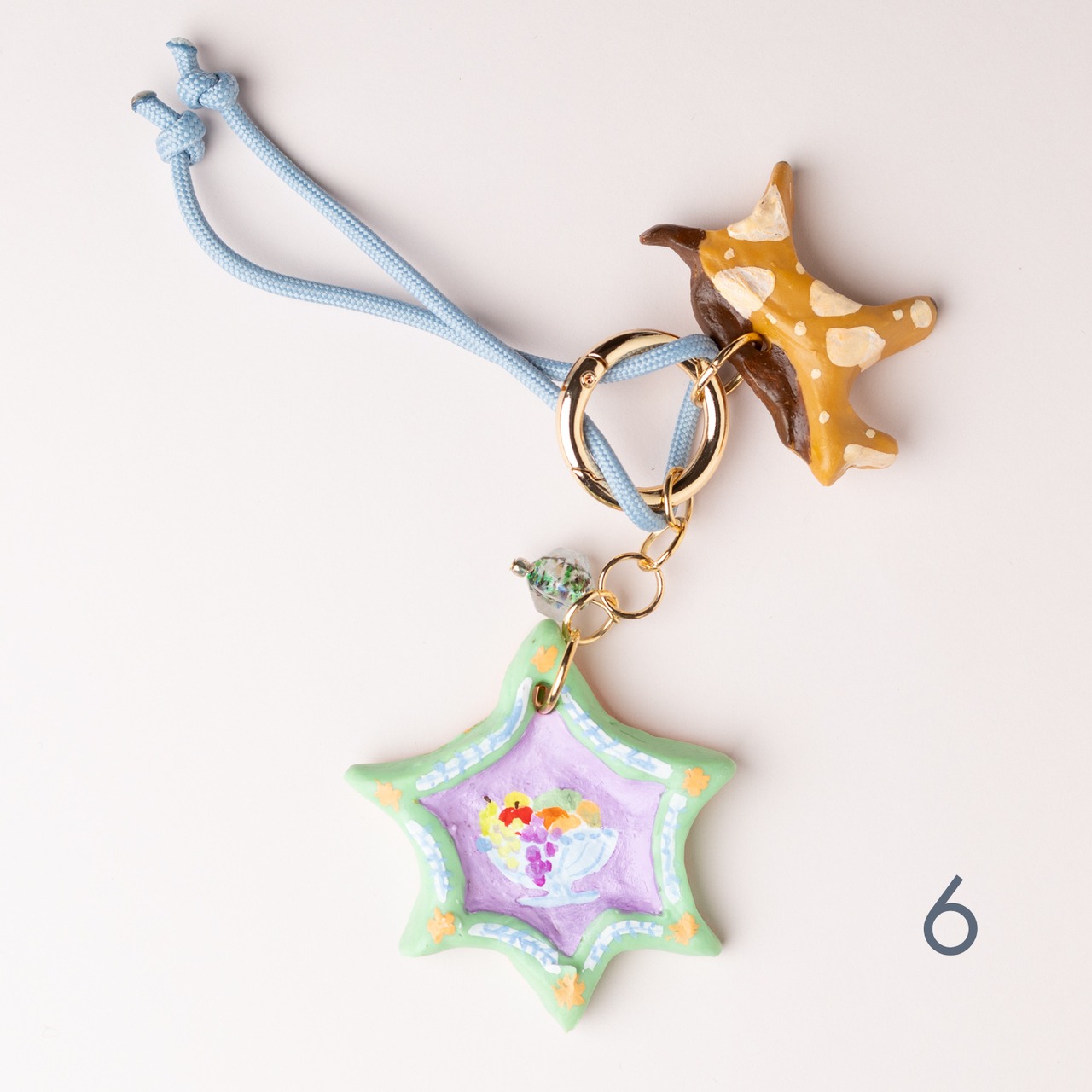 <YUKO MAEGAWA > 馬のチャームキーホルダー