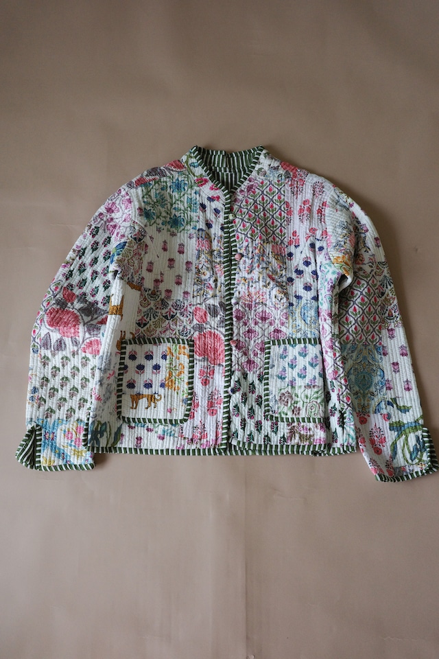 Patchwork Quilted Reversible Jacket