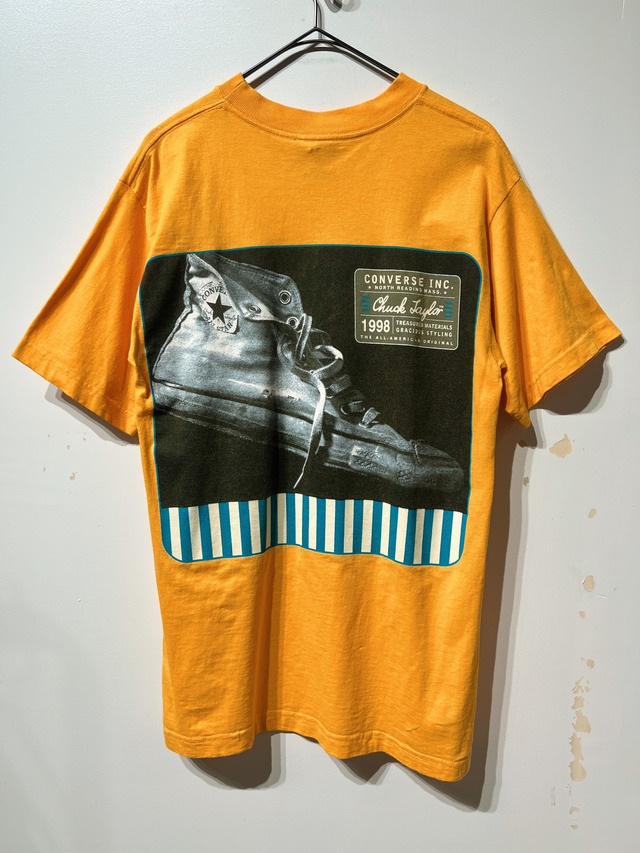 （CS2481）90’s Converse Chuck Taylor graphic T-shirt made in USA