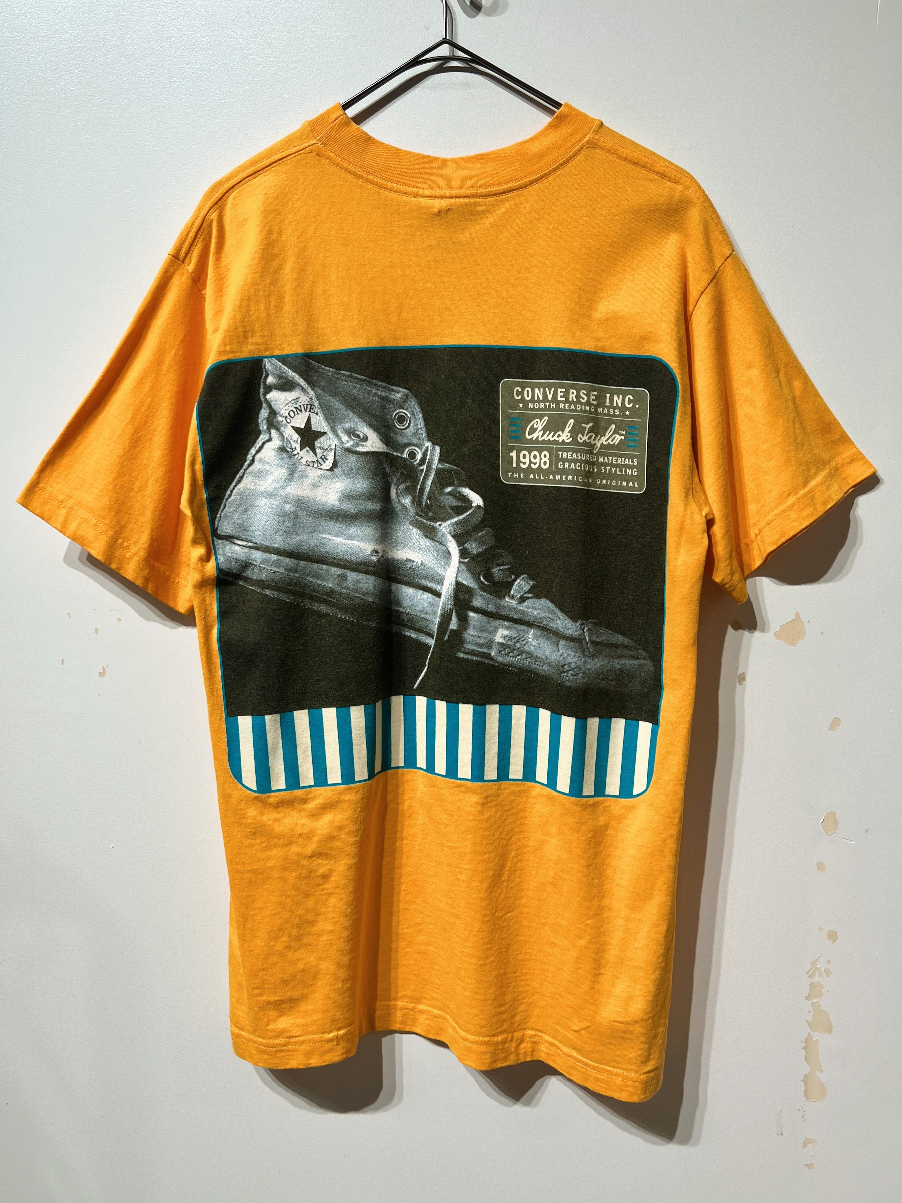 (CS2481)90’s Converse Chuck Taylor graphic T-shirt made in USA