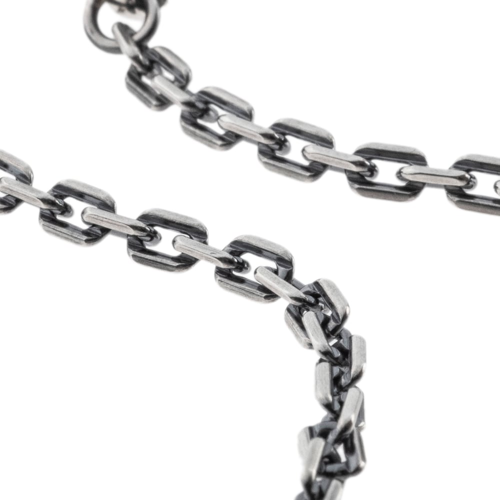 クラシカルフックシルバーネックレス ACCN0073 Classical hook silver