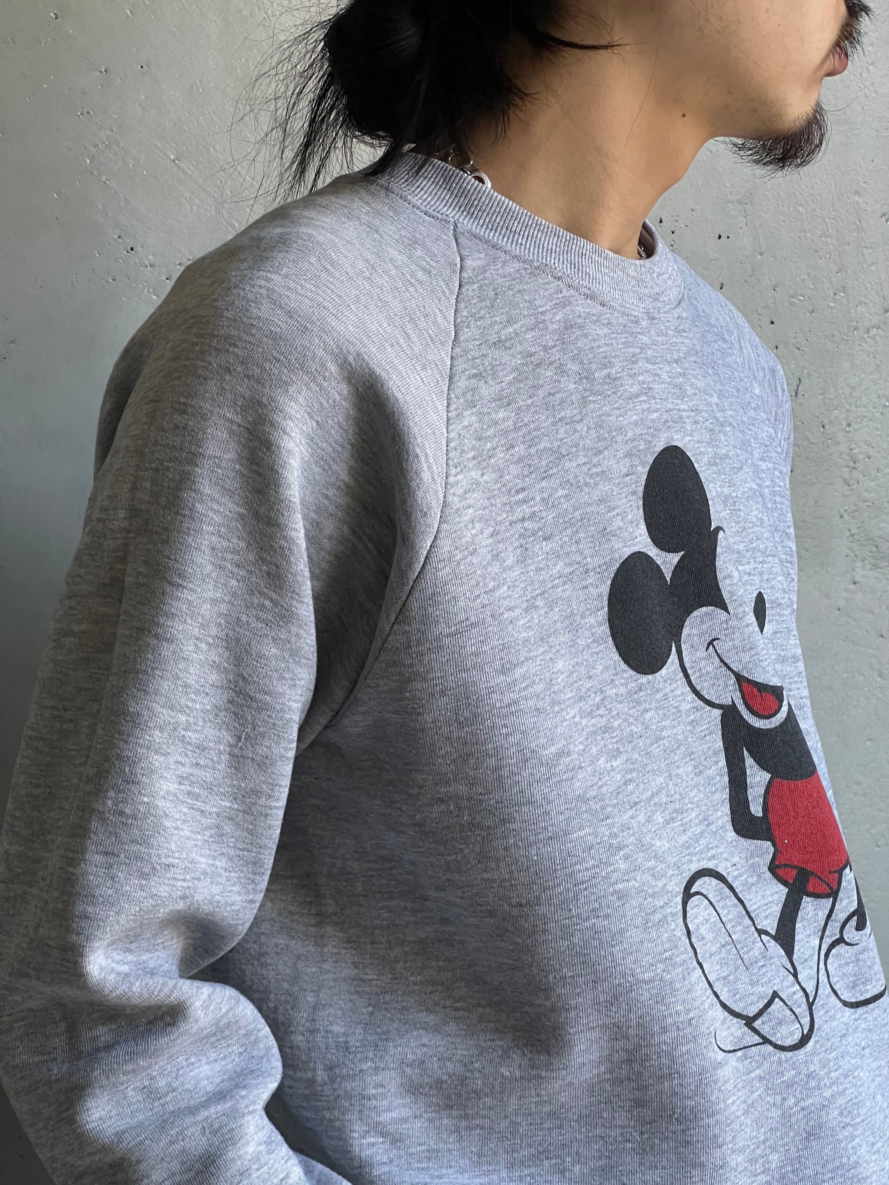 usa製 80s キッズヴィンテージ ミッキー ラグランスウェット 80s ヴィンテージ