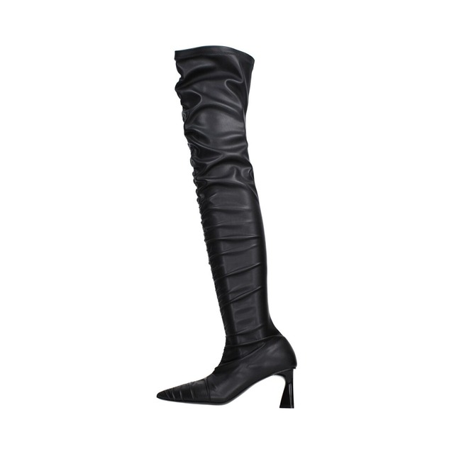 STELLA MCCARTNEY ステラマッカートニー レディース ブーツ フェイクレザー ブラック