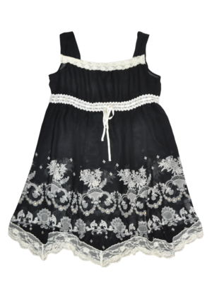 DoReMi Unique Series – black camisole dress