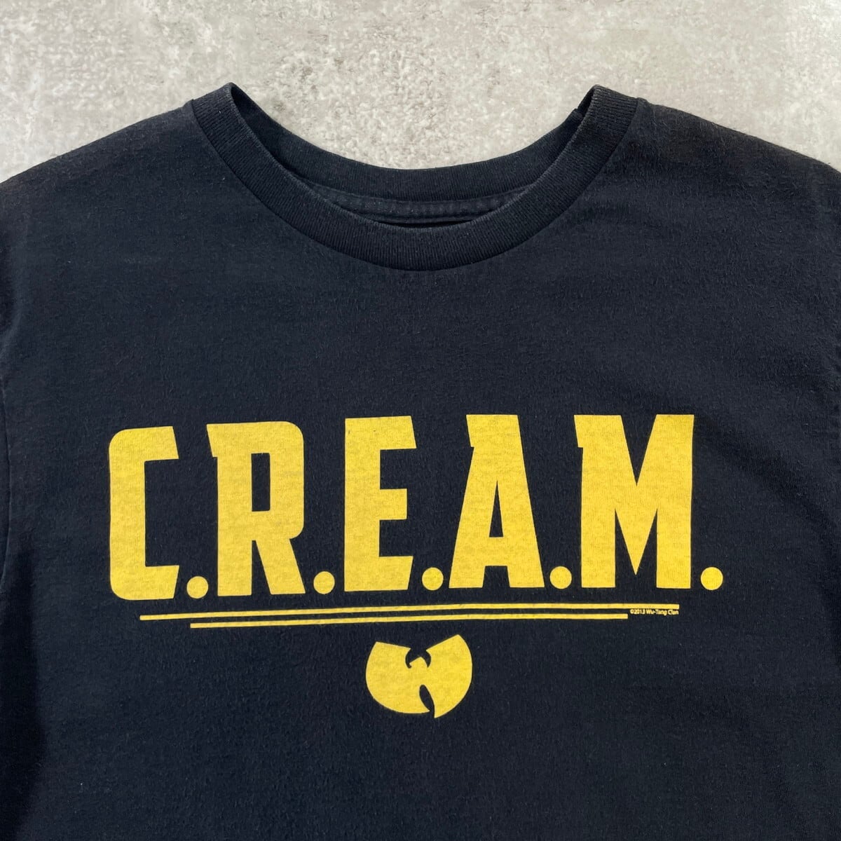 WU-TANG CLAN ウータンクラン CREAM ラップTシャツ メンズM 古着 HIP
