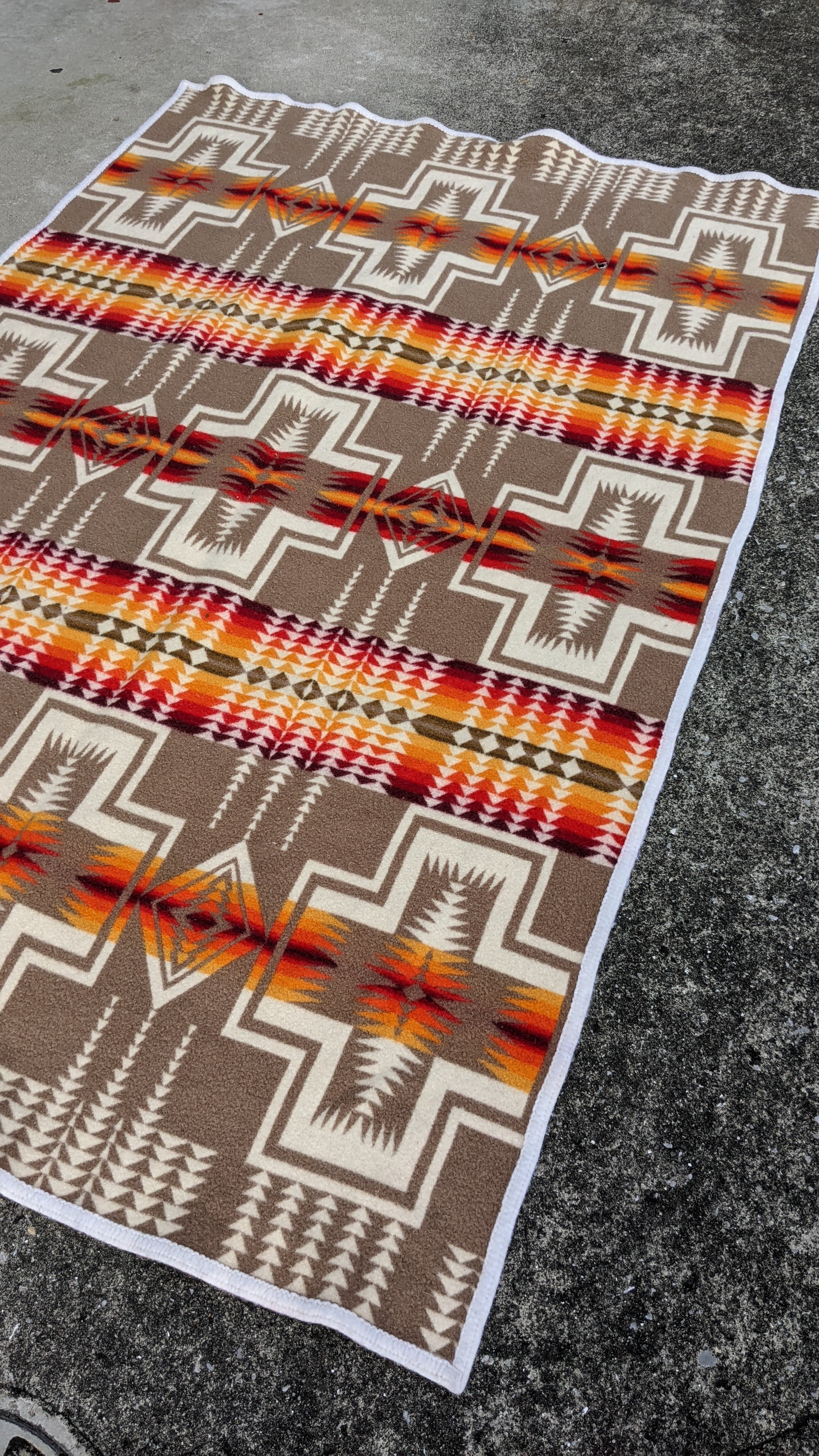 Vintage Pendleton Wool Rug Native Blanket ビンテージ ペン Vintage Pendleton Wool Rug Native Blanket ビンテージ ペン