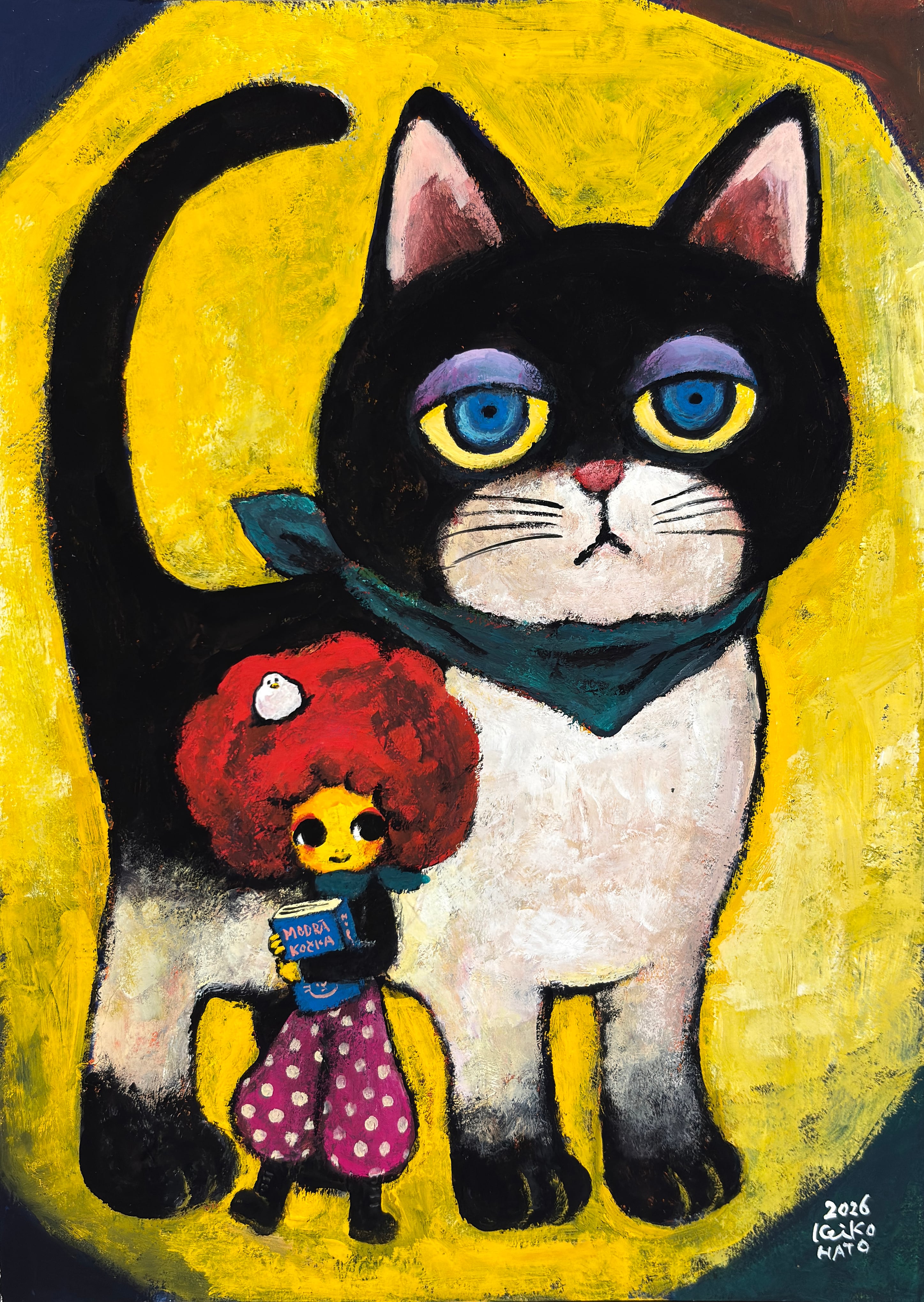 稲垣知雄　木版画　黒猫　桜 稲垣知雄 木版画 黒猫 桜 【公式通販】