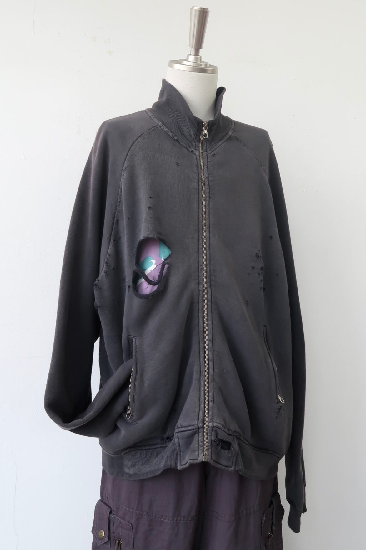 1990s SABOTAGE shotgun zip-up sweat | gamustore