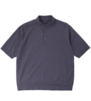 18GG KNIT POLO / 18GGニットポロシャツ (BLUE)