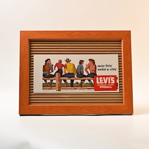 50's Levi's Advertising Ink Blotter 16