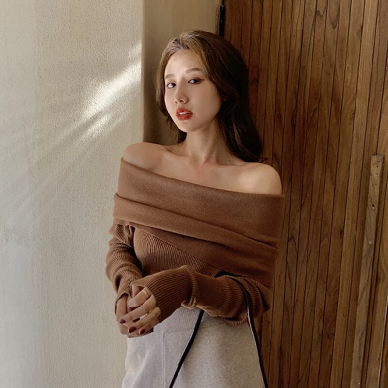 スタイルセーター スプリングオータムシャツ トップス ロング 春物 秋物 スーパーモール57286396983