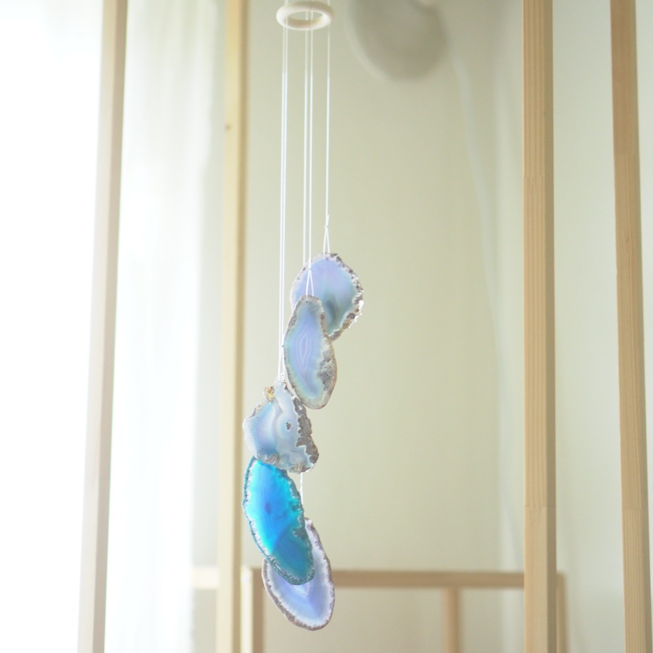 RYUSEIGUN 02 - アゲートヒーリングチャイム / Agate Sun Catcher Wind Chime 673