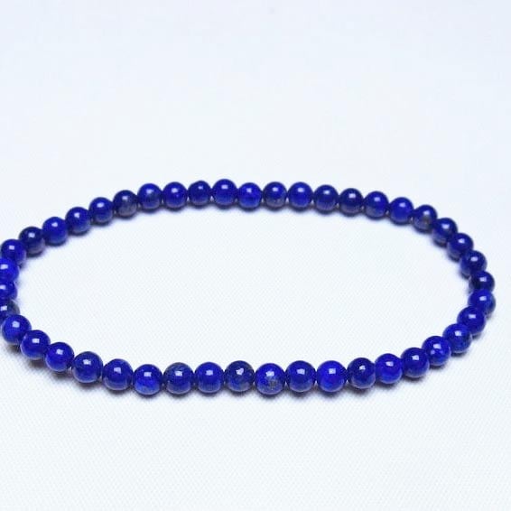 ラピスラズリ ブレスレット 4mm 一点物 メール便可 [M便 1/10] 111-48482