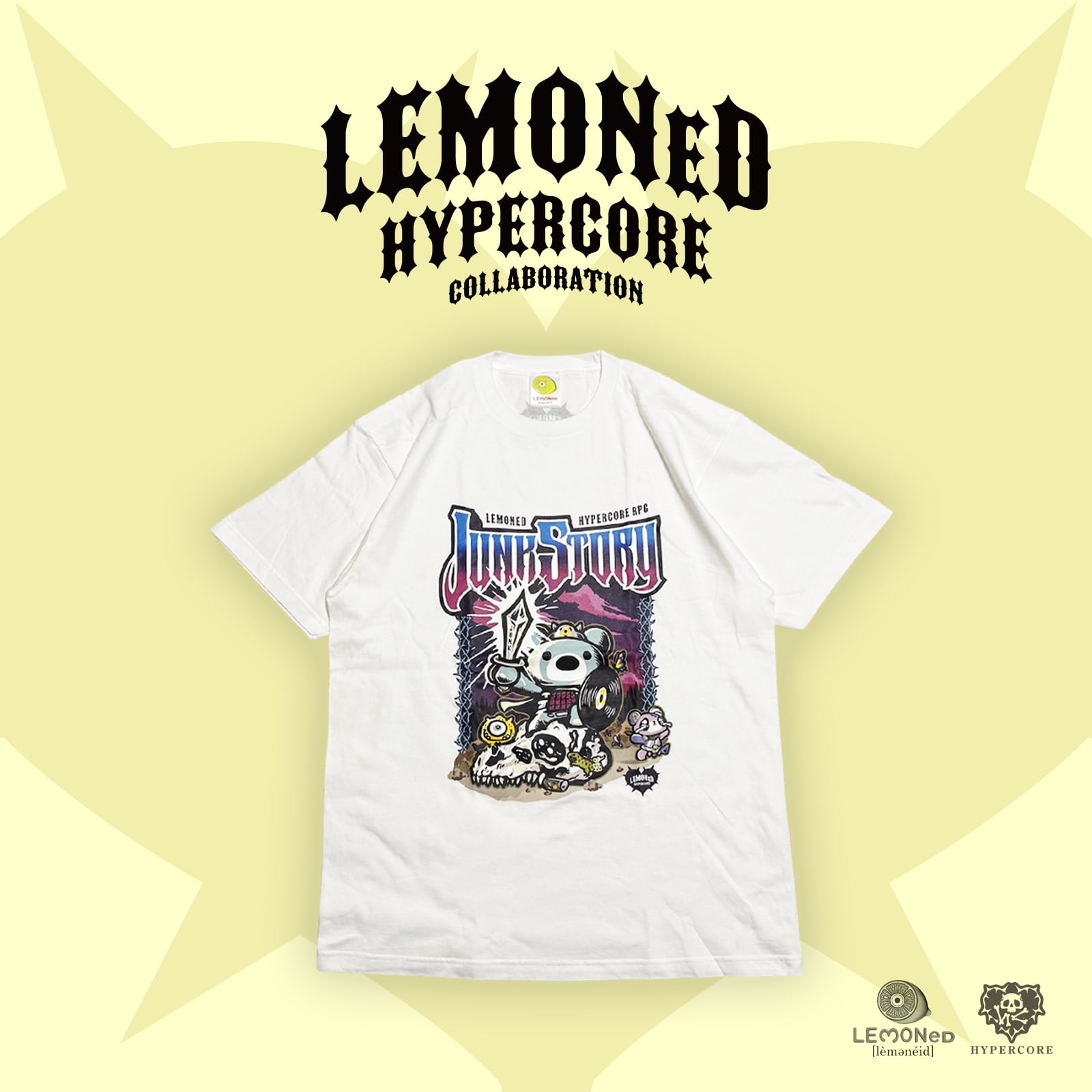 【新品　未使用品】LEMONeD ハイパーコア Tシャツ ホワイト Tシャツ | HYPER CORE
